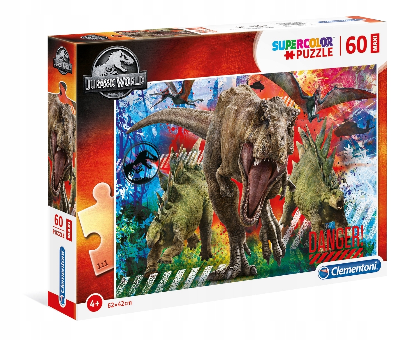 

Puzzle Maxi SuperColor 60: Jurassic World (26456)
