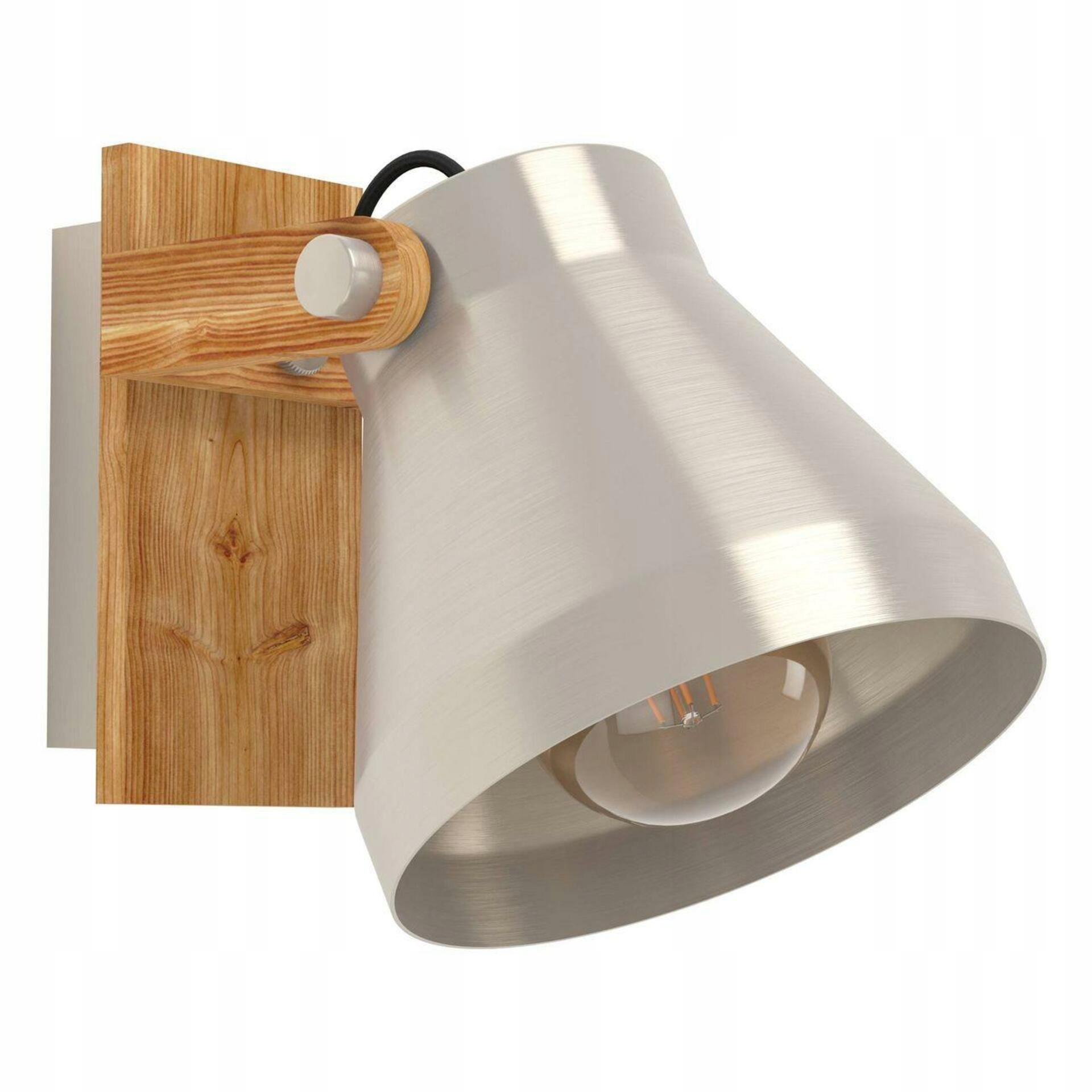Bodové svítidlo Eglo Cawton E27 ocel/dřevo 40W IP20
