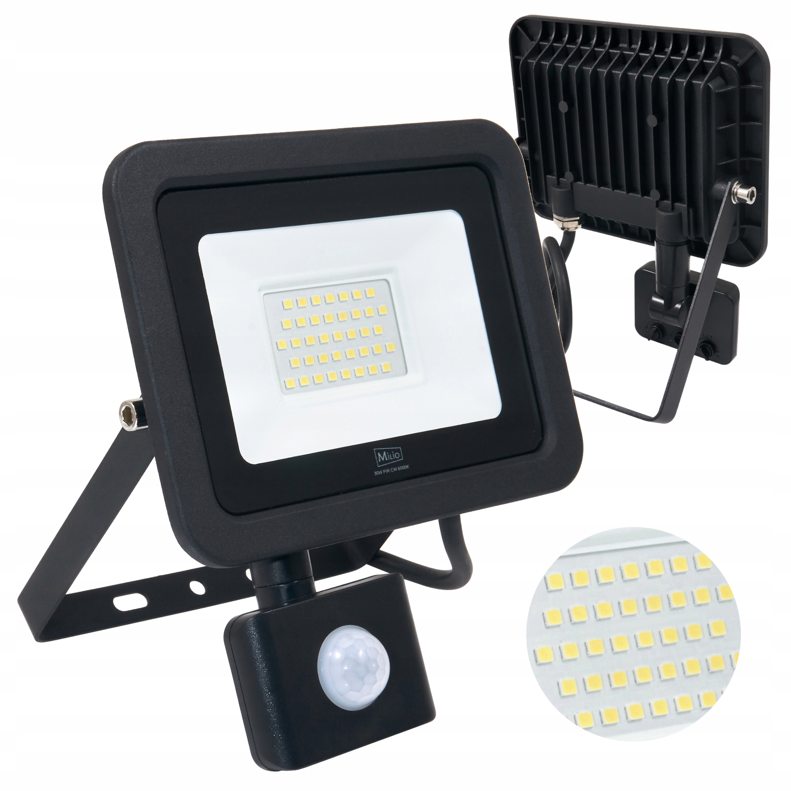 

Halogen Naświetlacz LED30W+czujnik 3LATA