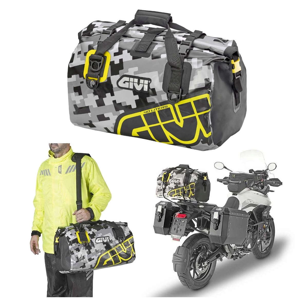 Motocyklová taška Rollbag Givi Easy-t vodotesná 40L na motocykel