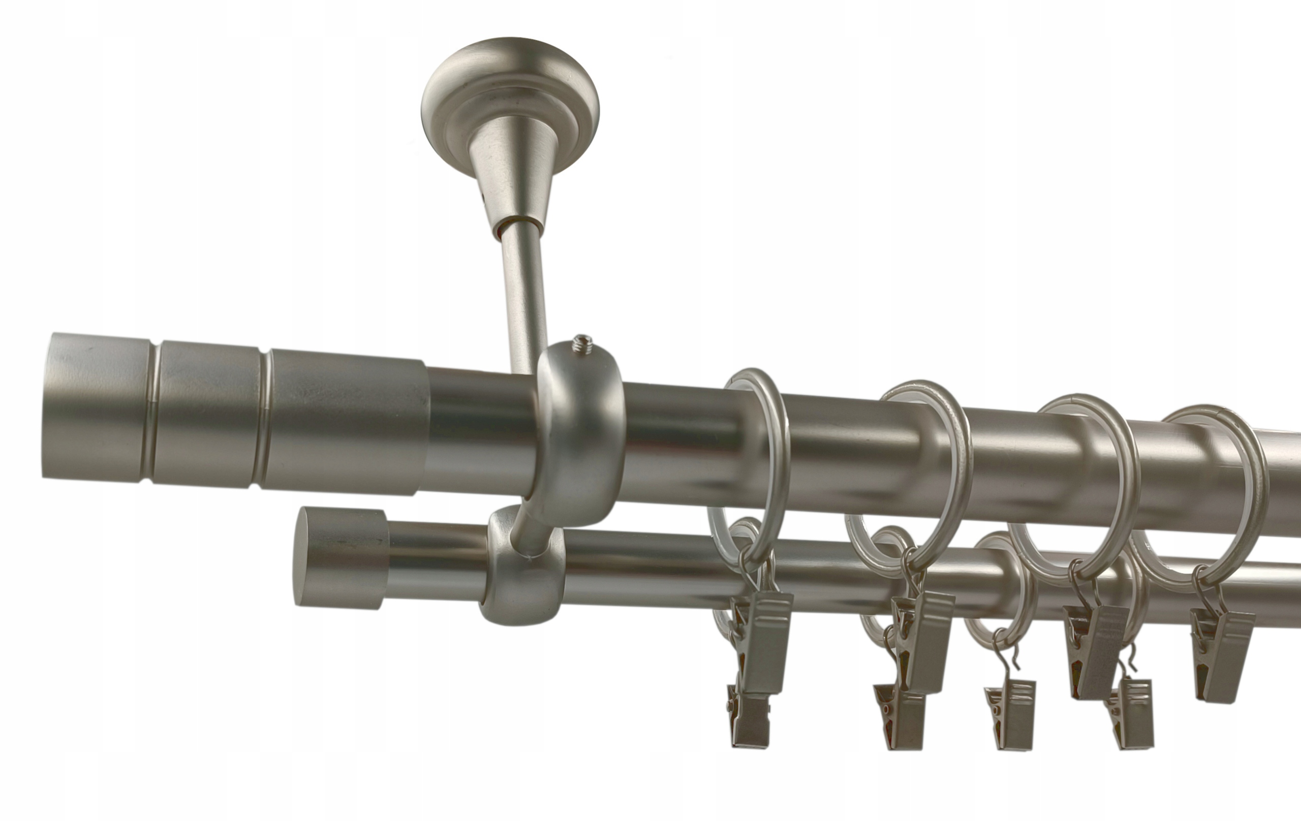 Stropná Karnisz 25+19 mm Satén 300 Cylinder
