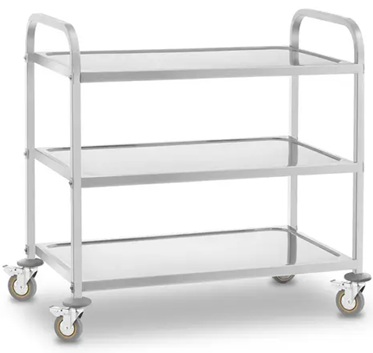 Číšnický vozík 3 police do 480 kg Royal Catering Rcsw 3 10010056