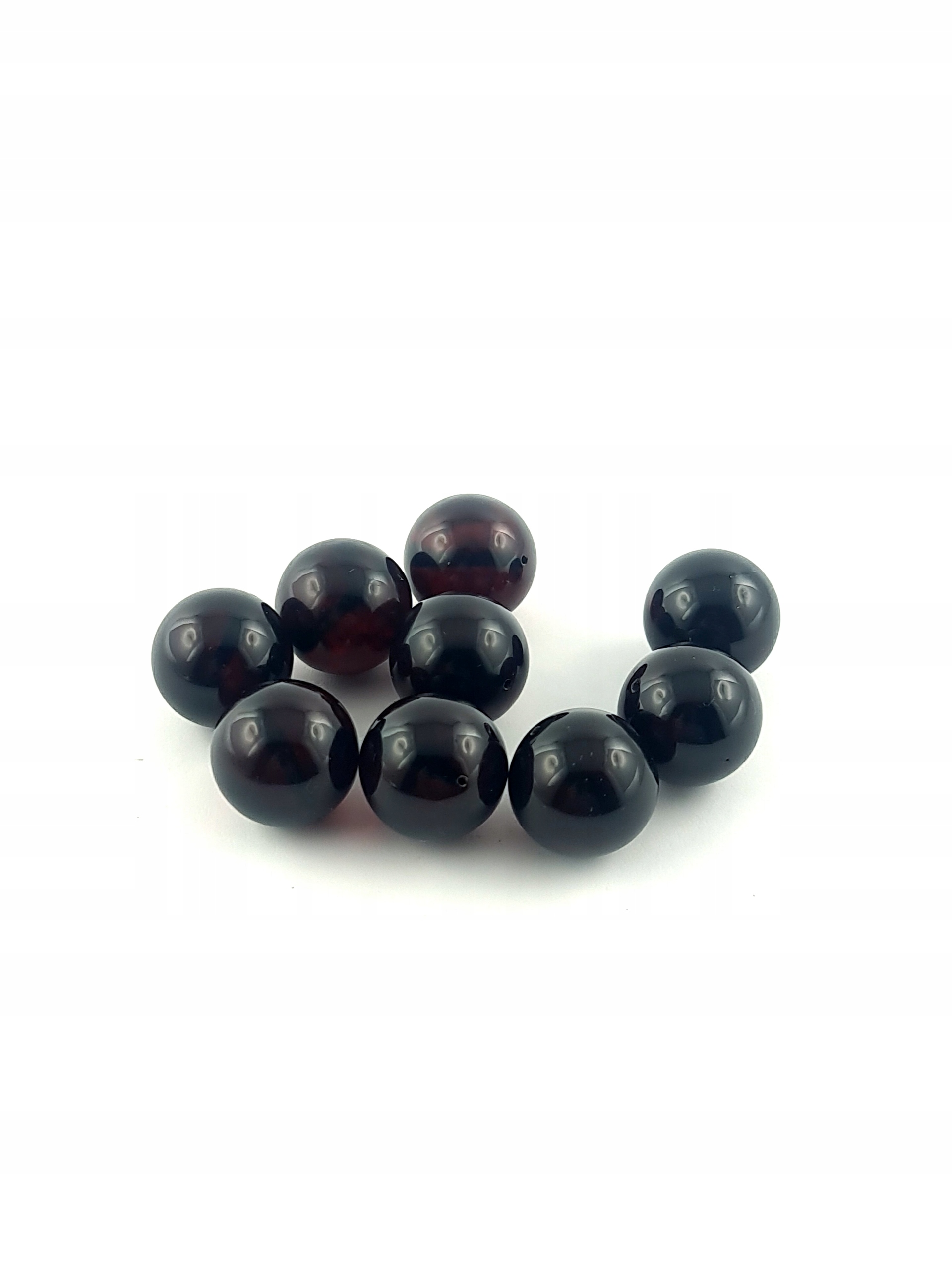 Baltský jantar velká kulička 19mm vrtaná višeň