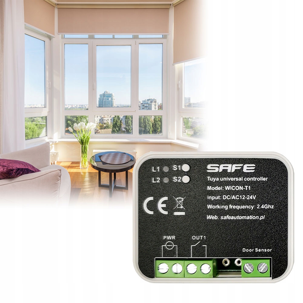 KONTROLER TUYA STEROWNIK WIFI TUYA 10 W 1 WIFI UNIWERSALNY BRAMA OKNA WODA Rodzaj sterownik