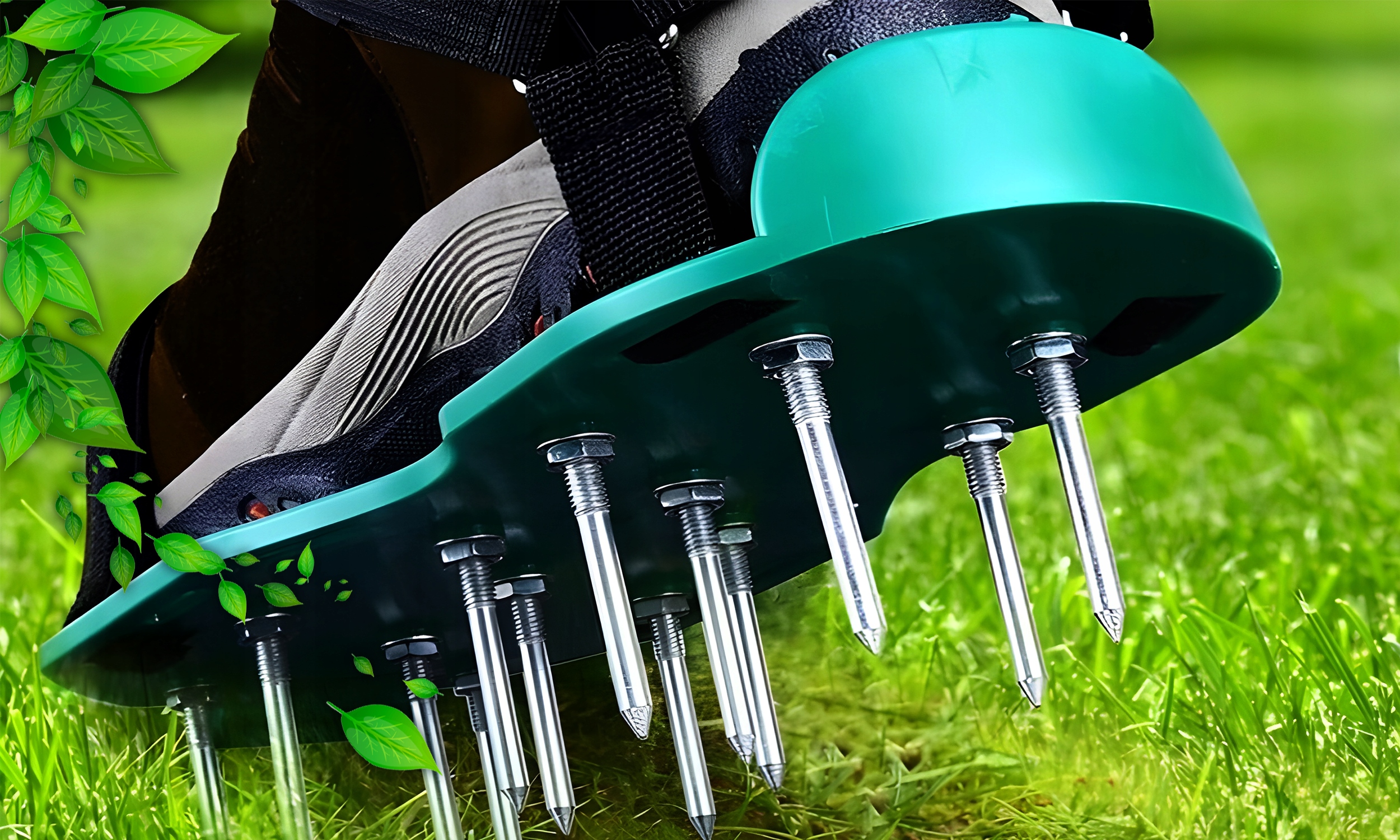 AERATOR OGRODOWY SANDAŁY NAKŁADKI NA BUTY Z KOLCAMI DO TRAWNIKÓW NAKŁUWACZ Rodzaj aerator