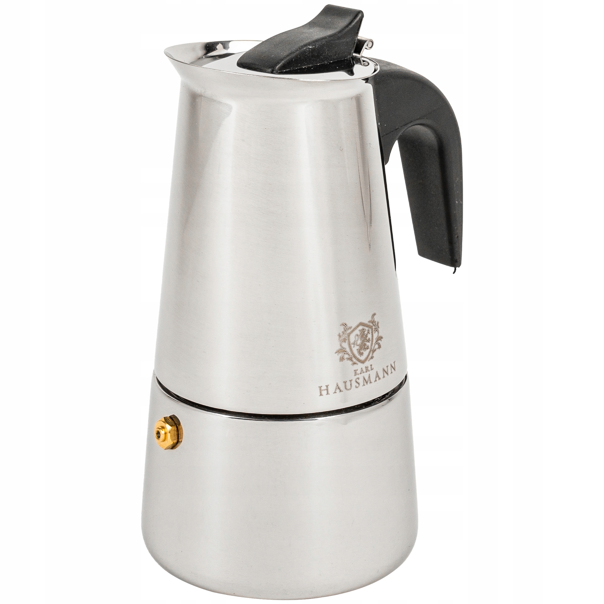 KAWIARKA STALOWA 200ML DO PARZENIA KAWY NA 4 ESPRESSO ZAPARZACZ DO KAWY Materiał stal