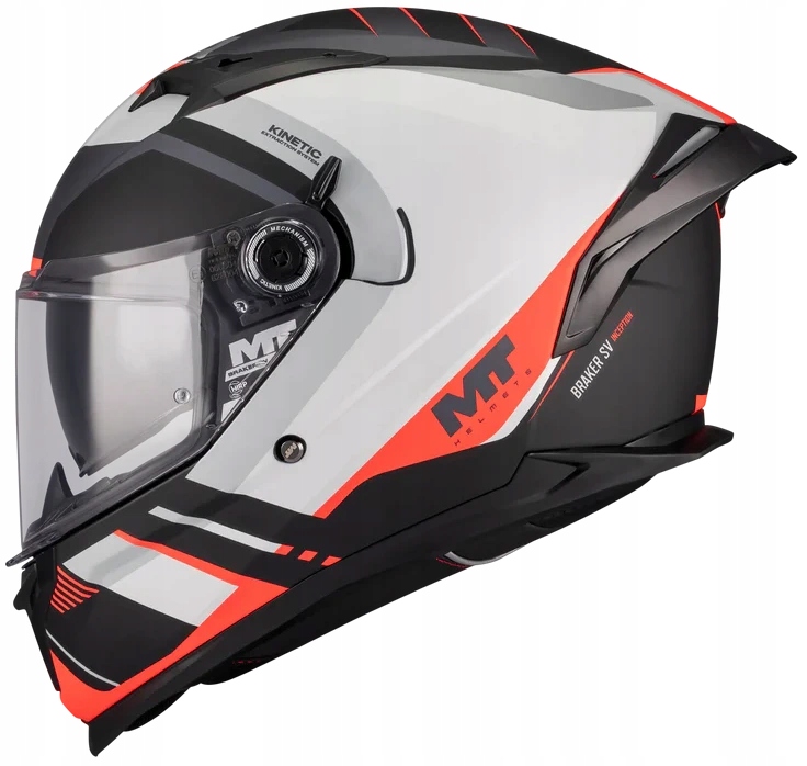 Mt Braker Sv Inception B5 Čierna Červená Motocyklová Prilba Integrálna M