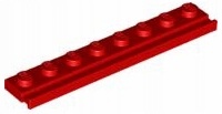 

Lego 4510 Płytka Prowadnica 1x8 czerwona Nowa (2g)