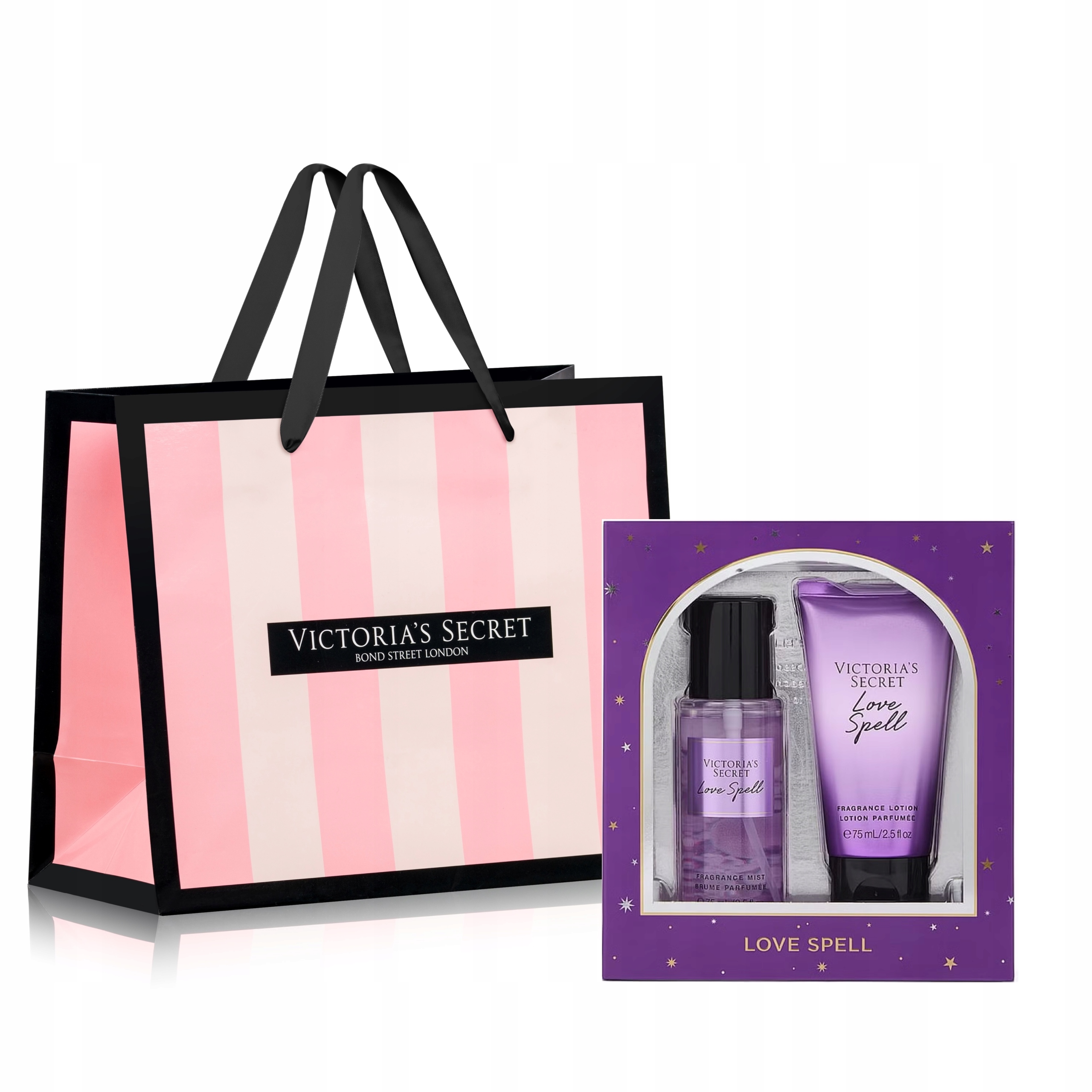 Victoria’s Secret Love Spell Dárková Sada (Tělová mlha, Balzám, Taštička)