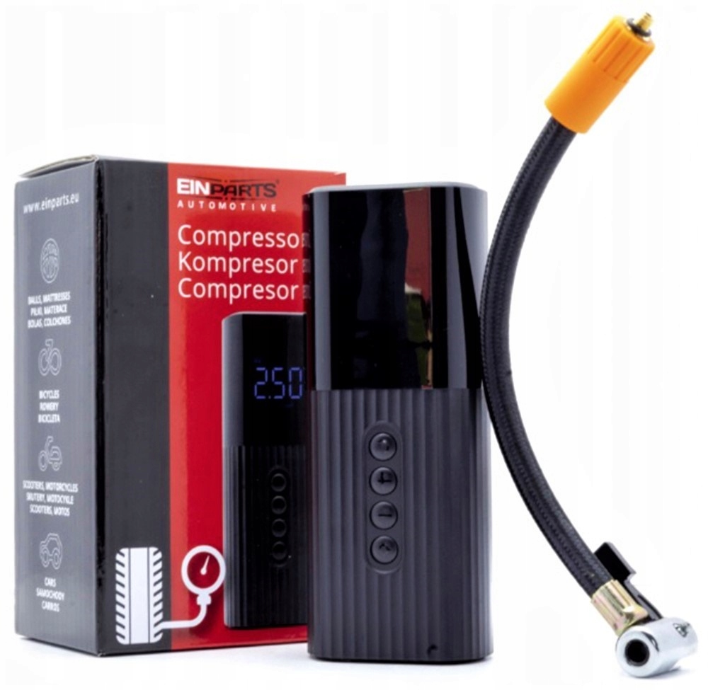 АВТОМОБИЛЬНЫЙ КОМПРЕССОР ЭЛЕКТРИЧЕСКИЙ НАСОС 12V LED