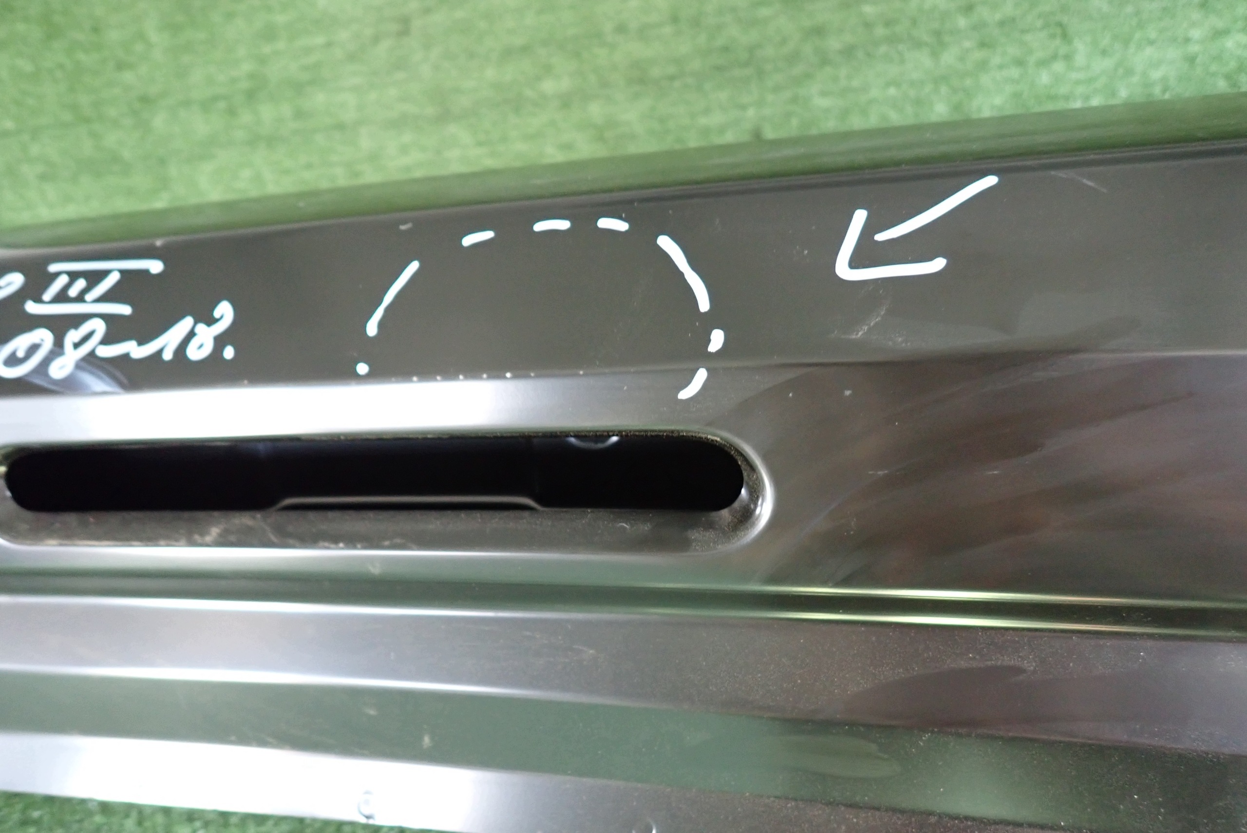 BERLINGO PARTNER III below SZYBE UCHYLNA 08-18 boot doors rear part