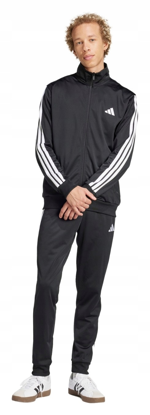 Teplákovka Adidas Sportswear Basic 3-STRIPES Tricot černý JI8858 vel. S