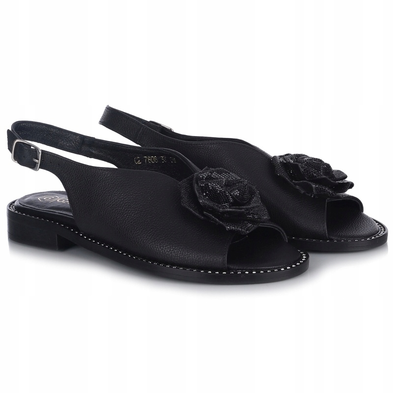 Dámské sandály Gamis 7809 Černá Lico černá Kůže VEL.36