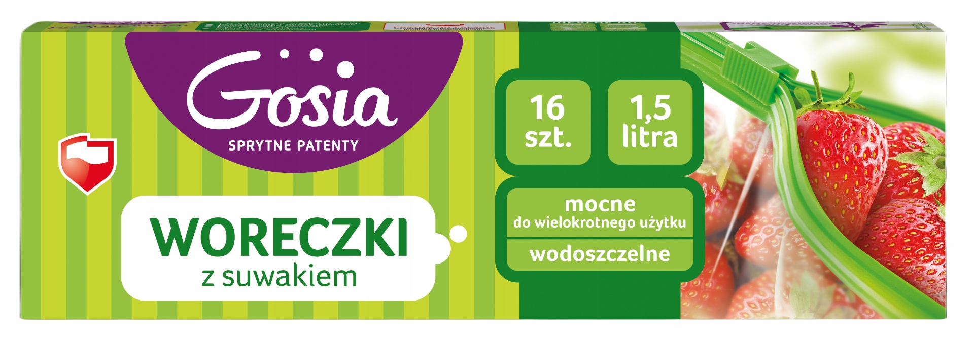

Woreczki z suwakiem 1,5 L 16 szt.