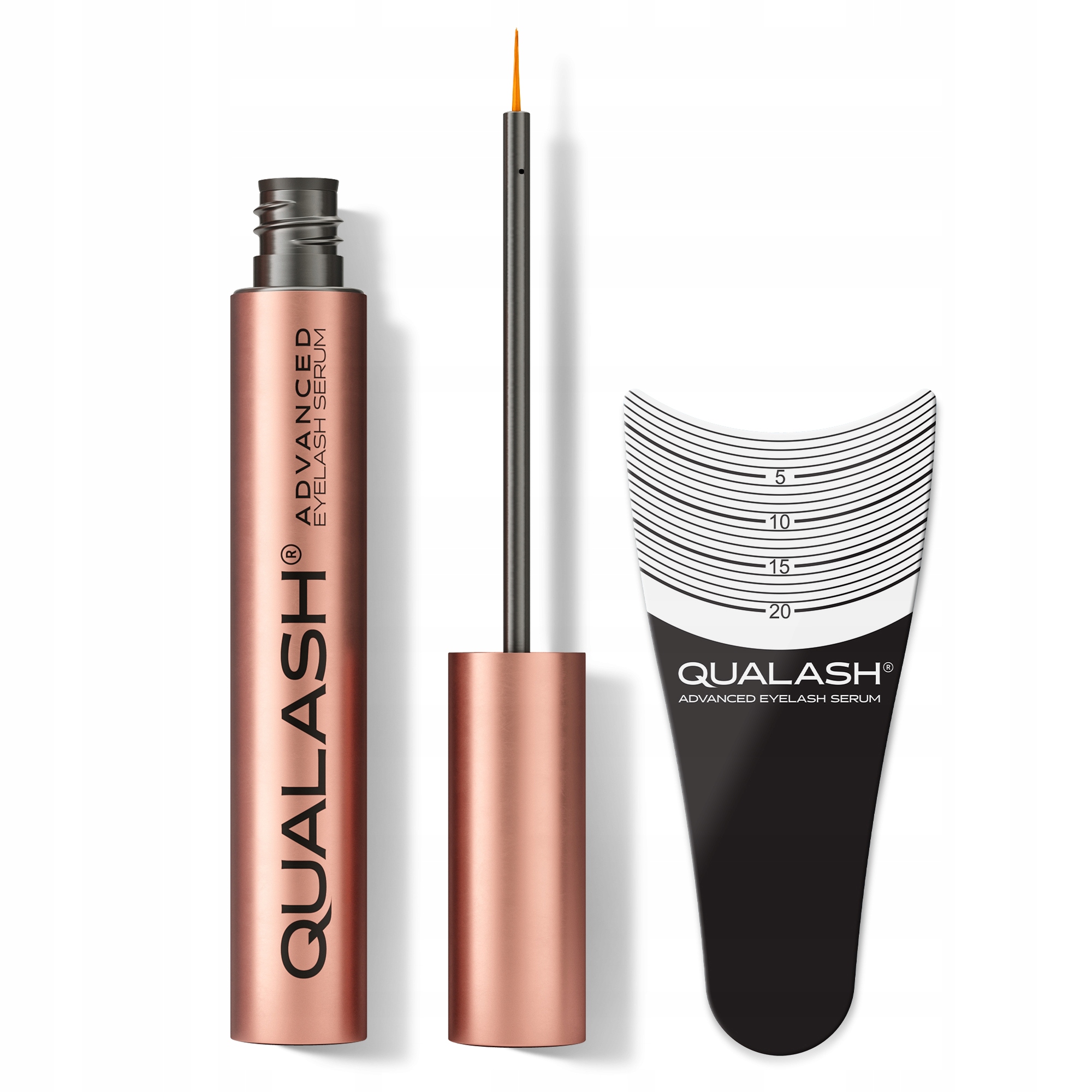 Kondicionér na řasy Qualash 3,5 ml Regenerační sérum pro posílení dlouhých řas