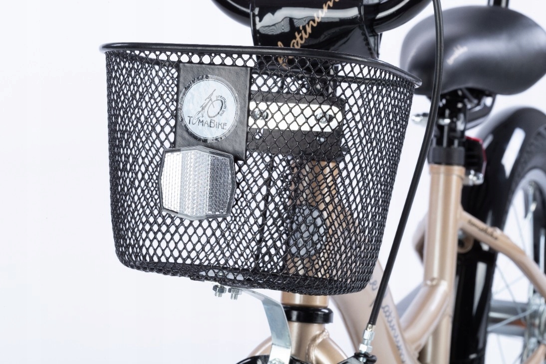 rower rowerek TOMABIKE 14 cali M koszyk torpedo prowadnik Rama Stalowa