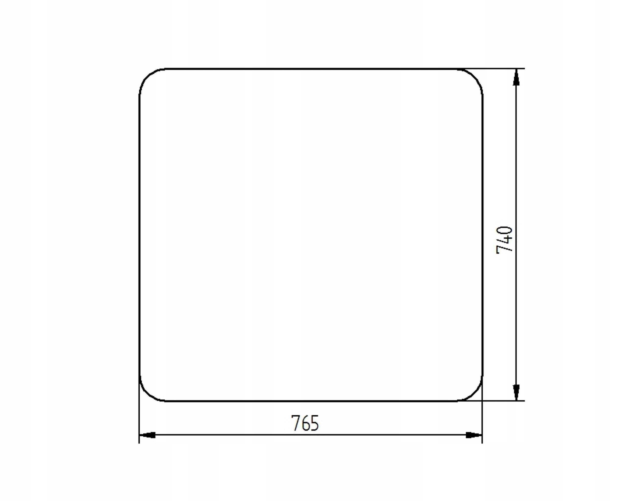 sklo bagr Liebherr zadní 5007929