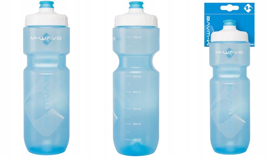 

Bidon M-Wave 750ml transparentny niebieski