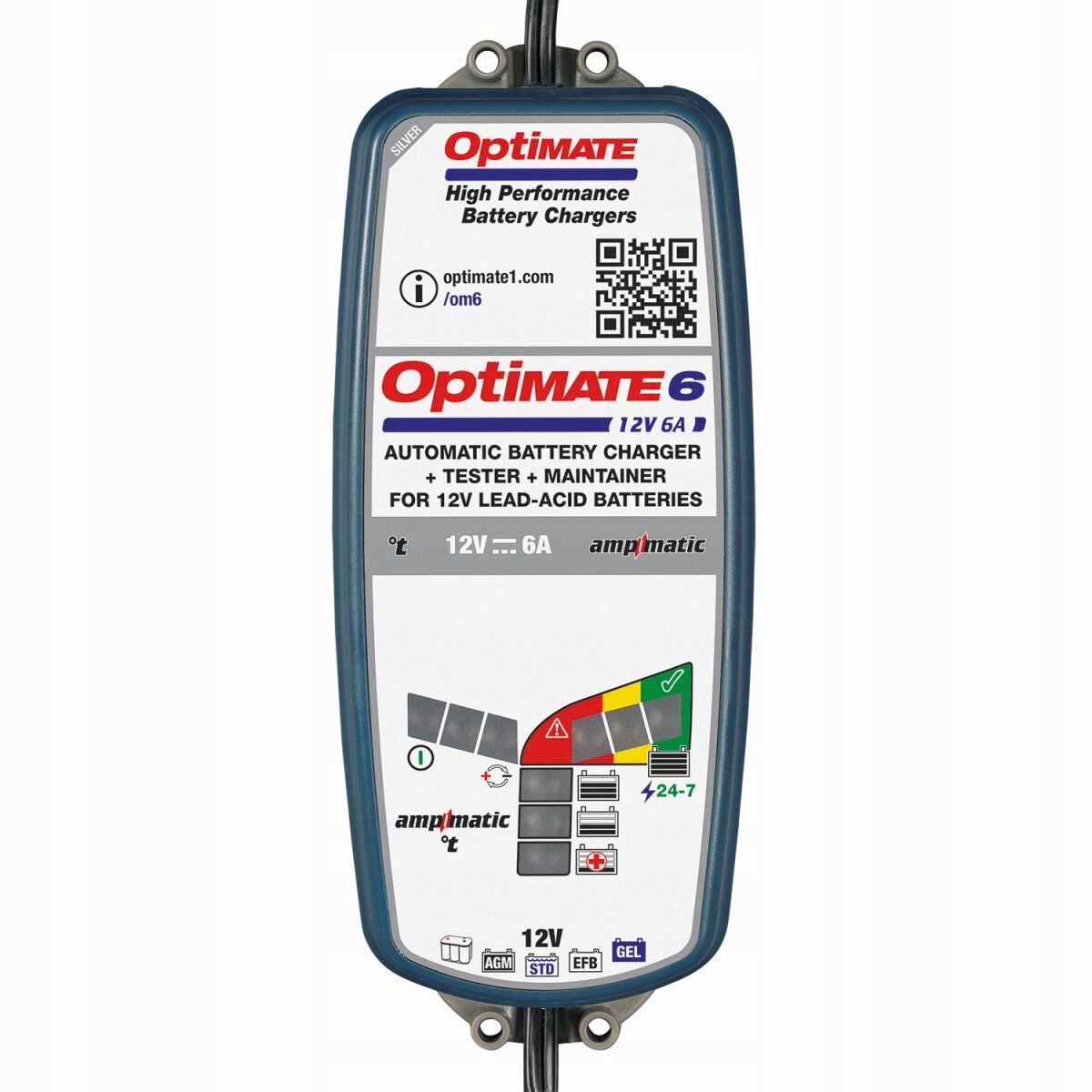 Nabíjačka Akumulátorov Optimate 6 Ampmatic Tecmate TM360 6A 12V