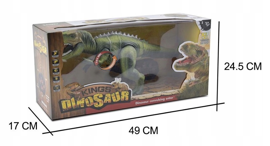 Интерактивный динозавр с дистанционным управлением большой светодиодный герой другой