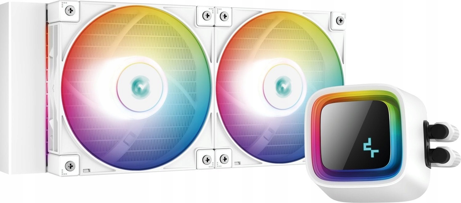 CHŁODZENIE WODNE DEEPCOOL LS520 240MM ARGB BIAŁE