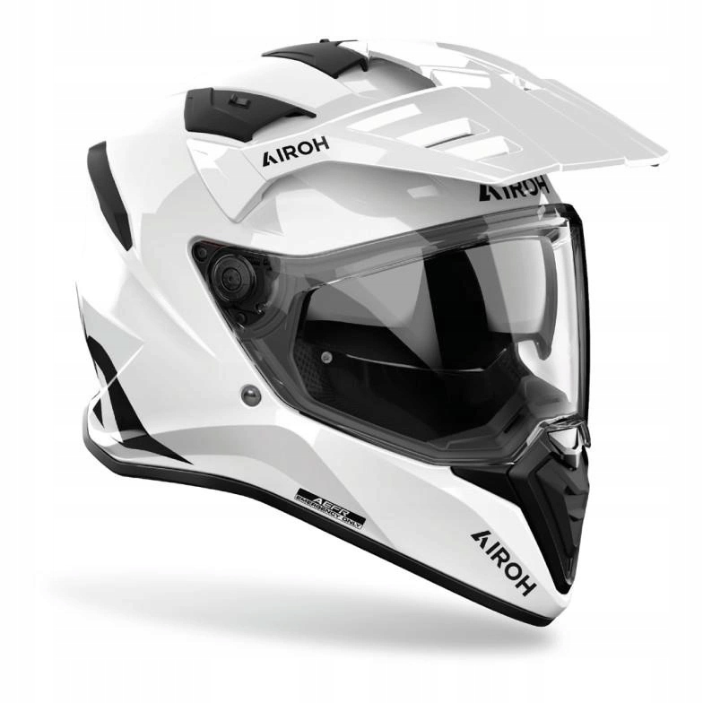 Motocyklová prilba Airoh Bandit Color White Gloss biela Darčeky
