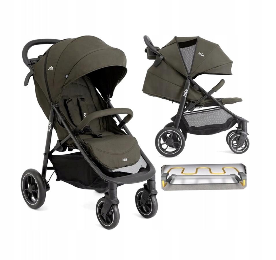 Joie Litetrax Pro Wózek Spacerowy Amortyzacja 4X Siedziska Flex Dodatki