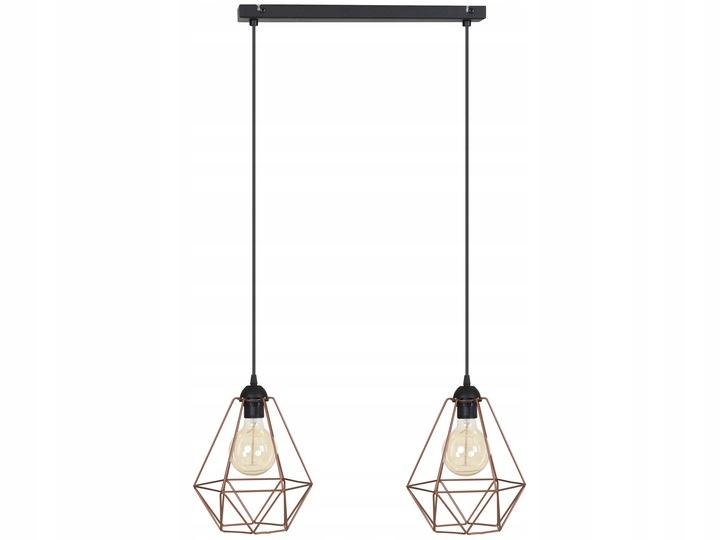 Stylová závěsná lampa do kavárny nad pracovní desku s možností nastavení Edison, černá