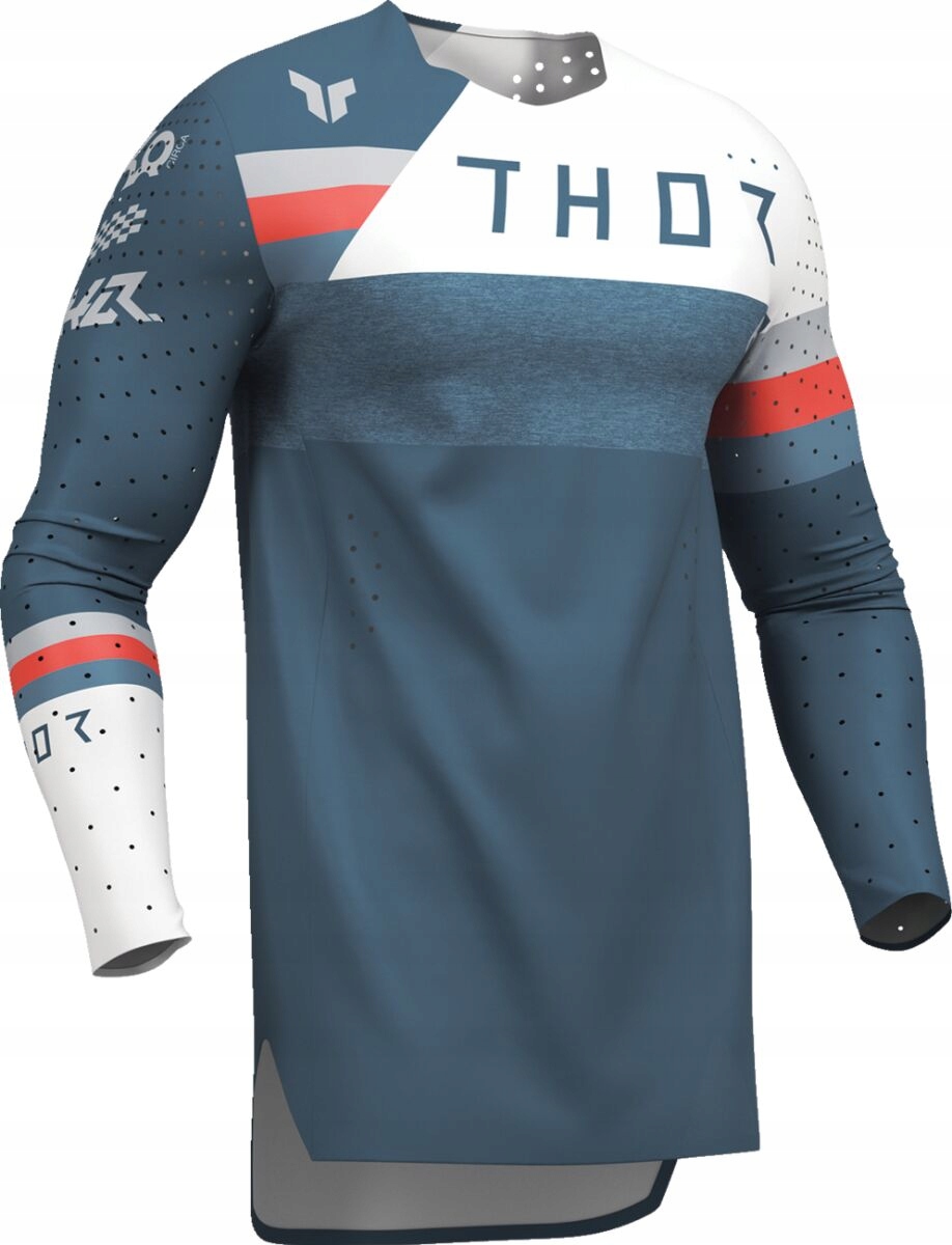 Mikina Na Cross Thor Sportmode League Storm Blue/white S