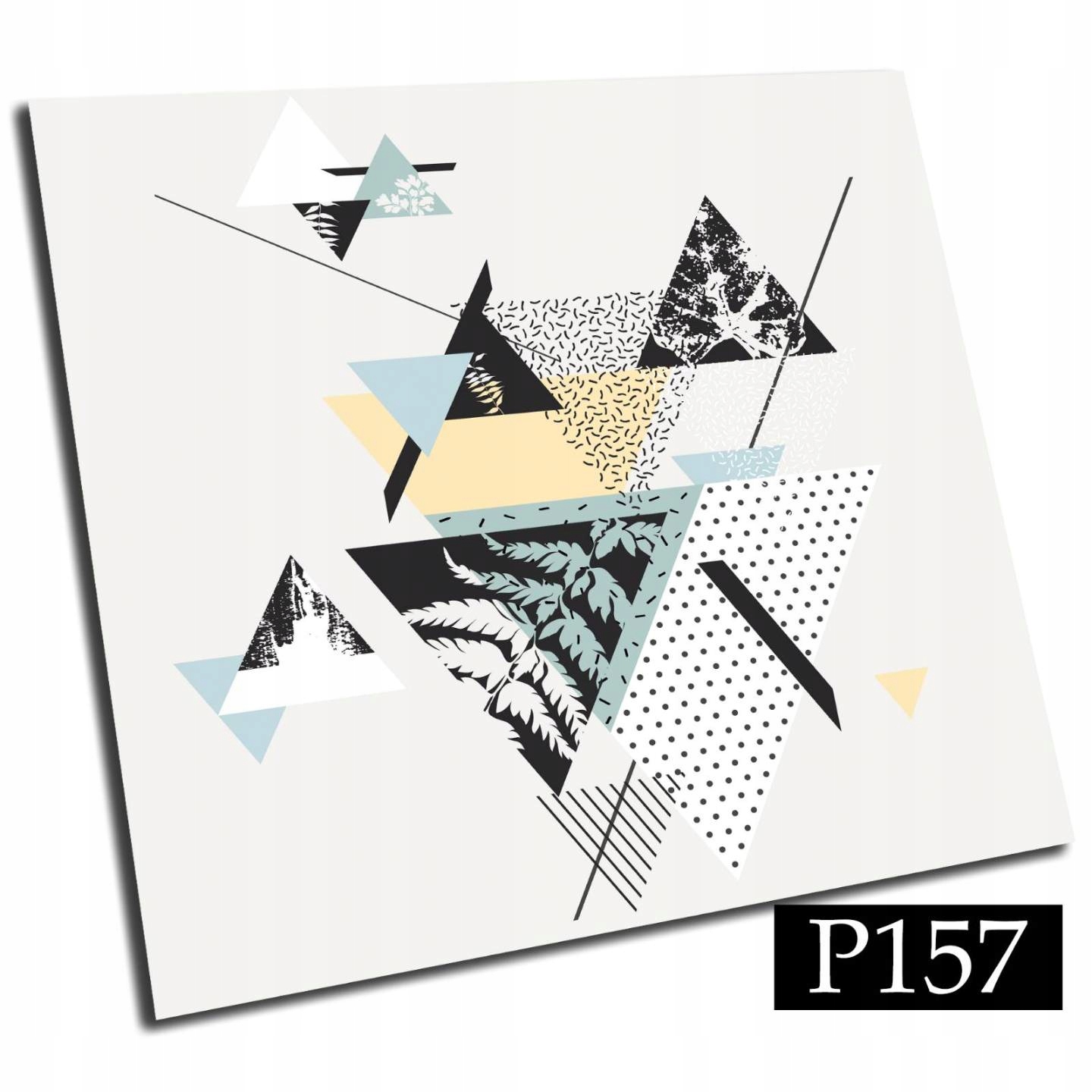 Samoprzylepne kafelki PCV Abstrakcja Trójkąty 30cm