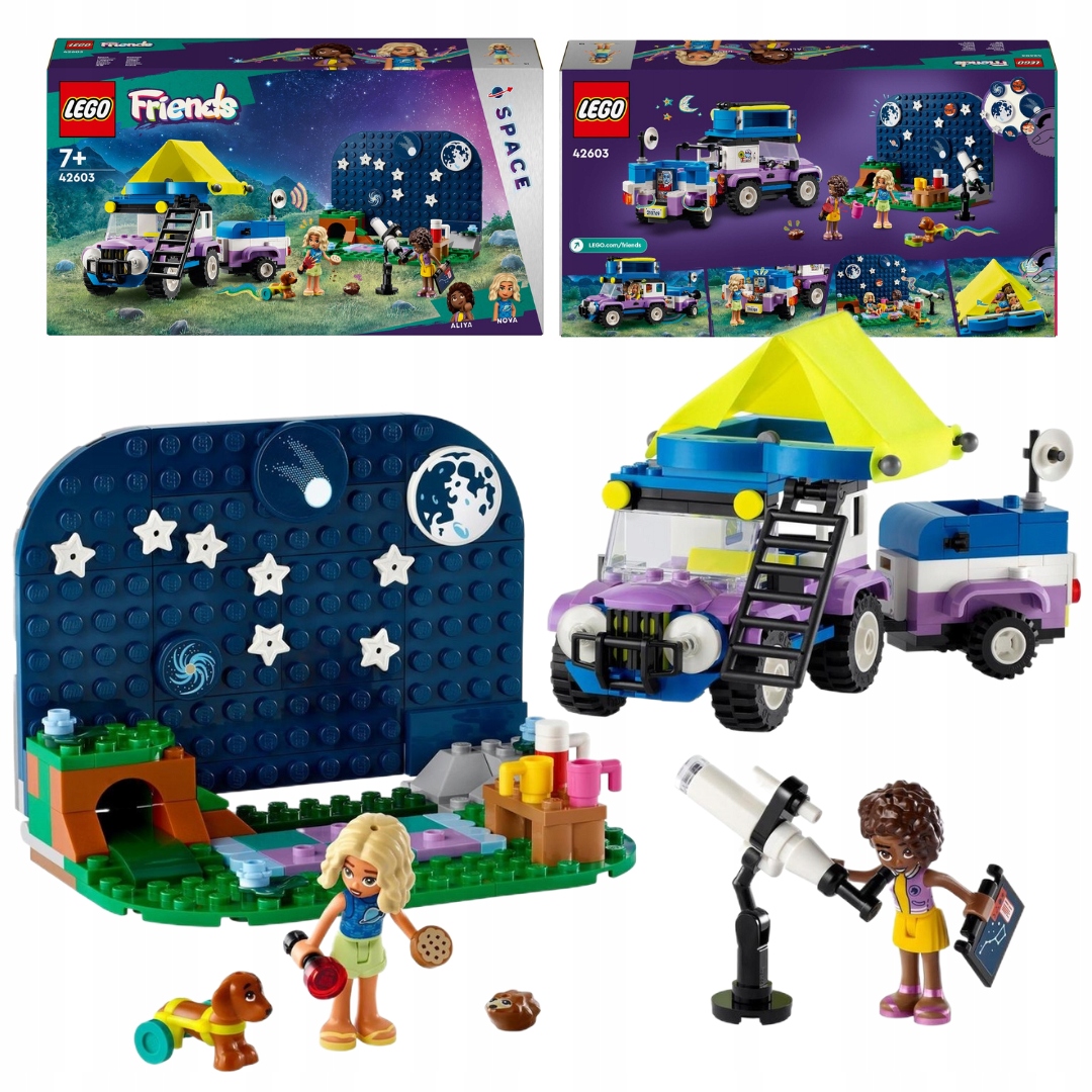 Lego Friends 42603 Obytný vůz Observatoř hvězd Auto Stan Vesmír