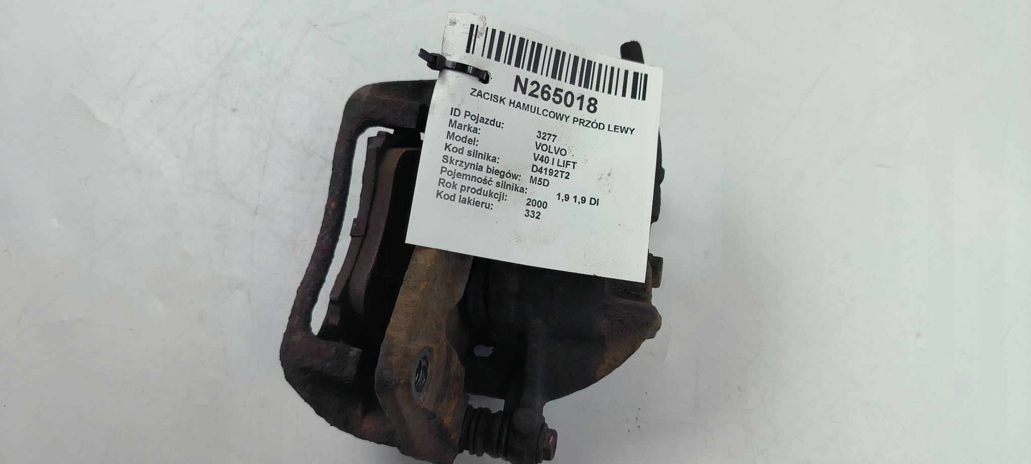 caliper brake front left 1.9 DI VOLVO V40 and LIFT