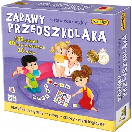 

Zabawy Przedszkolaka Zestaw edukacyjny, Adamigo