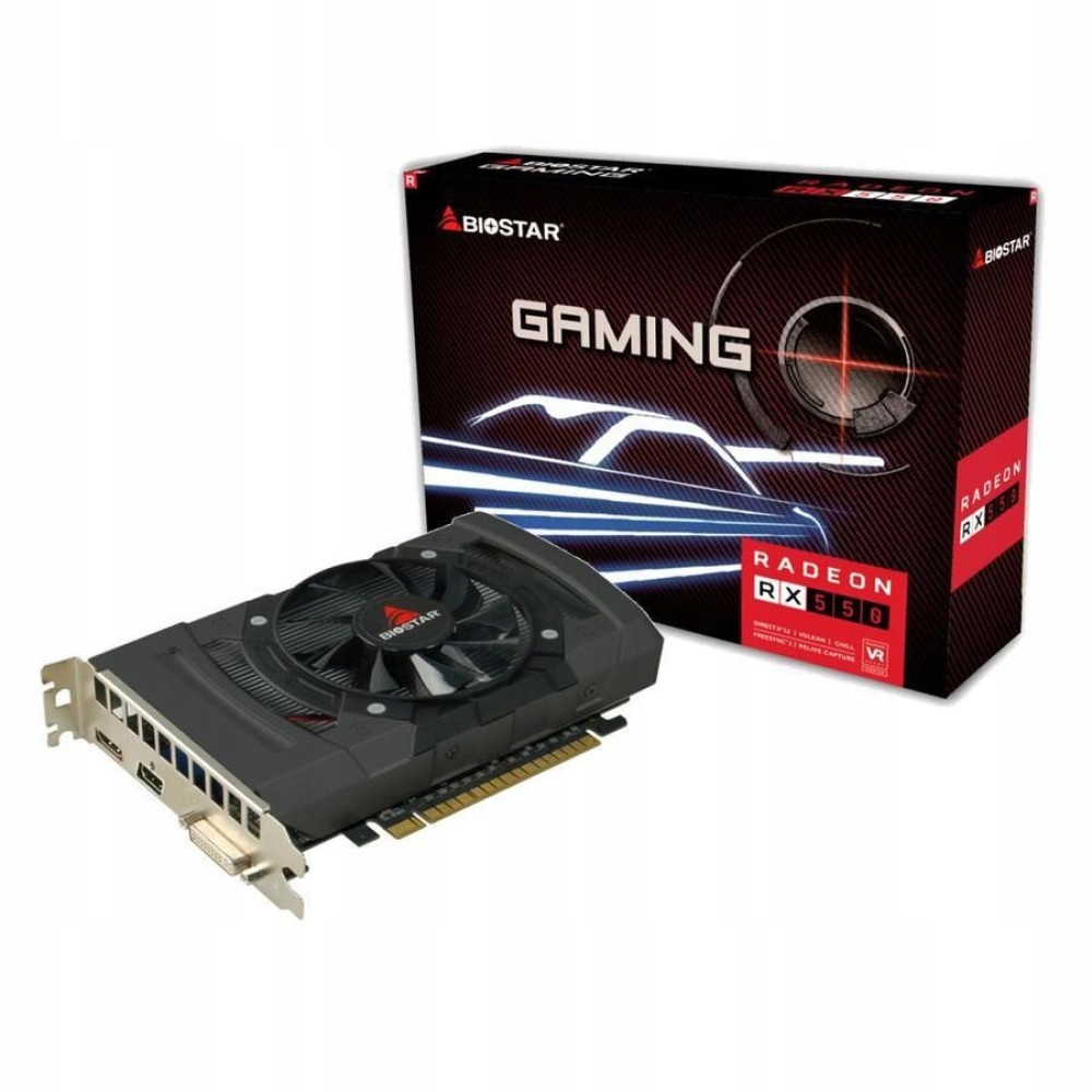 Grafická karta Biostar RX550 4096GDDR5/128BIT Hdmi