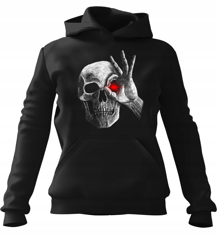 pánská mikina s kapucí Skull Face Černá 2XL pro muže, muže a muže