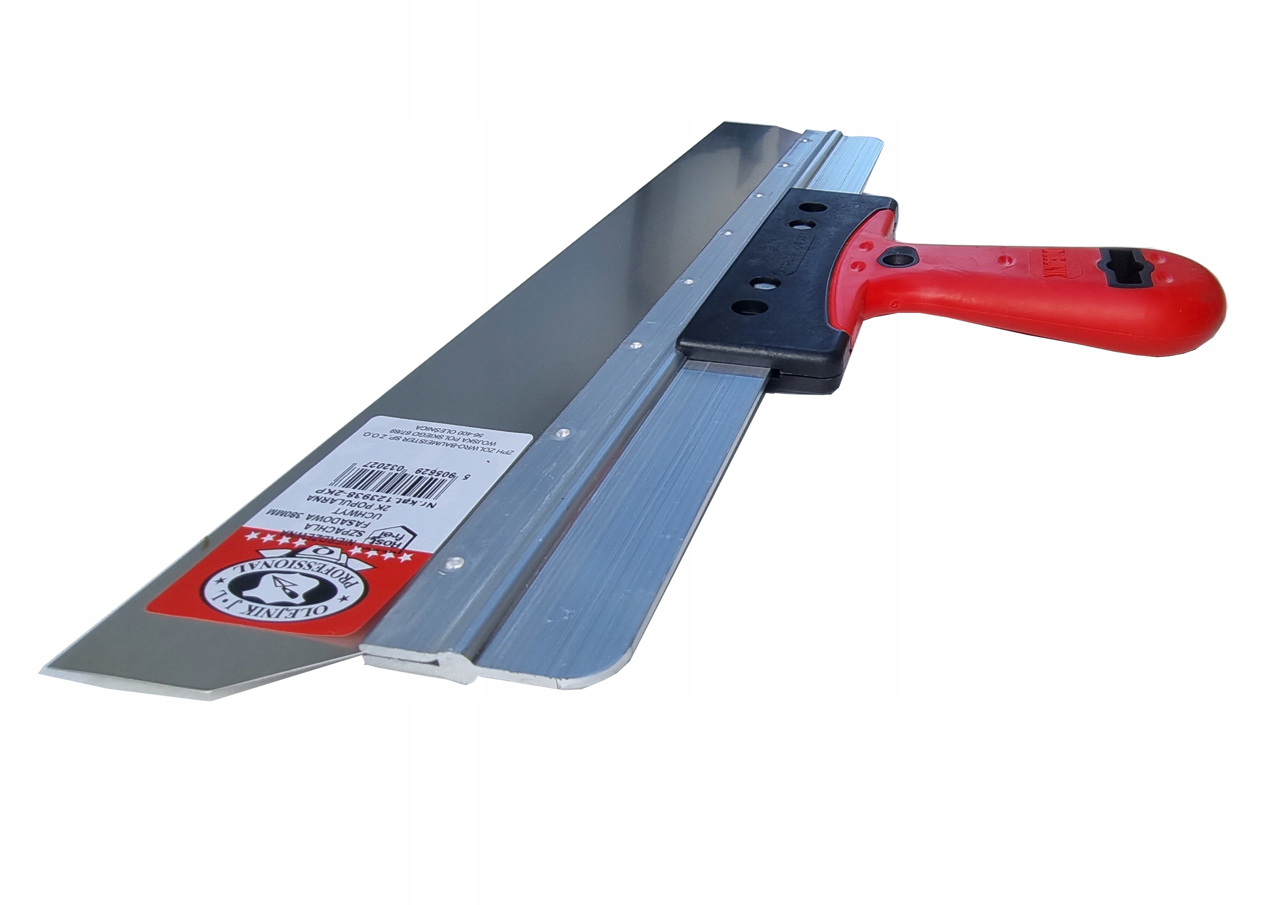 Szpachelka fasadowa 220 mm Pióro Paca Olejnik Waga 0.5 kg