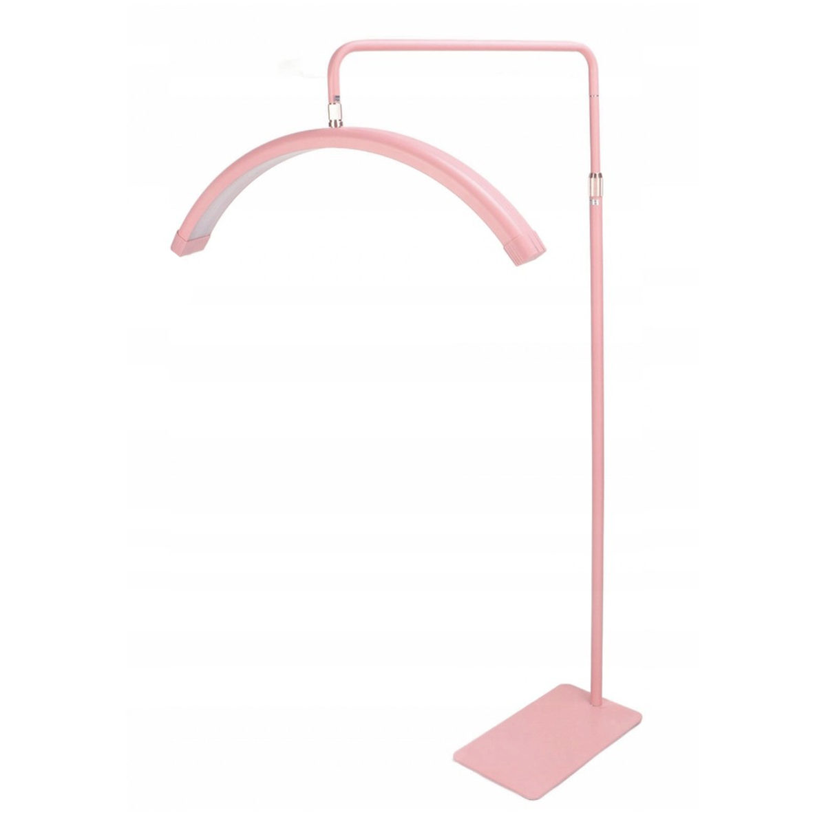 Lampa kosmetyczna Podłogowa Łuk Led 40W do przedłużania rzęs Różowa