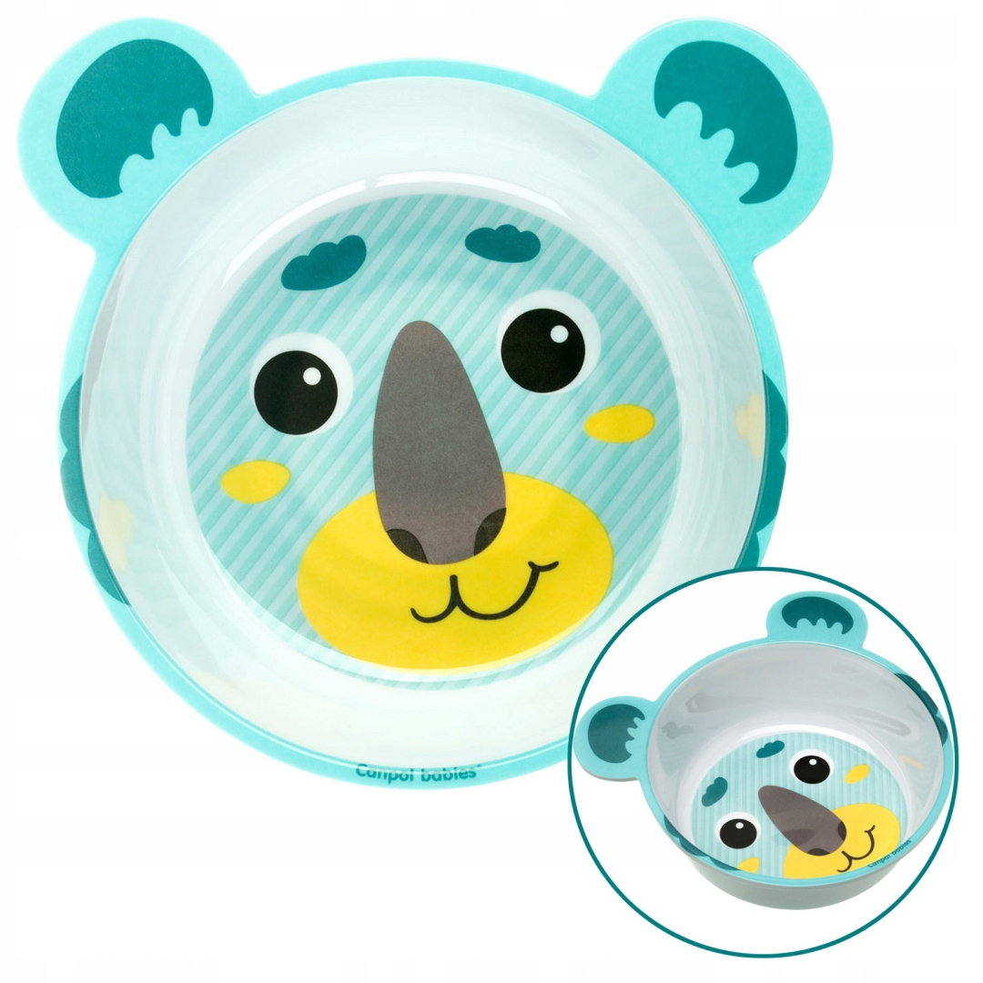 CANPOL MISECZKA Z MELAMINY antypoślizgowa z uszami