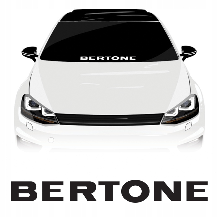 

Bertone Naklejka na szybę 45 cm