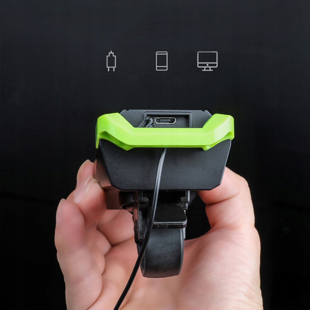 ZESTAW LAMPKA ROWEROWA PRZÓD + TYŁ | LED | LICZNIK BEZPRZEWODOWY | DZWONEK Model 001