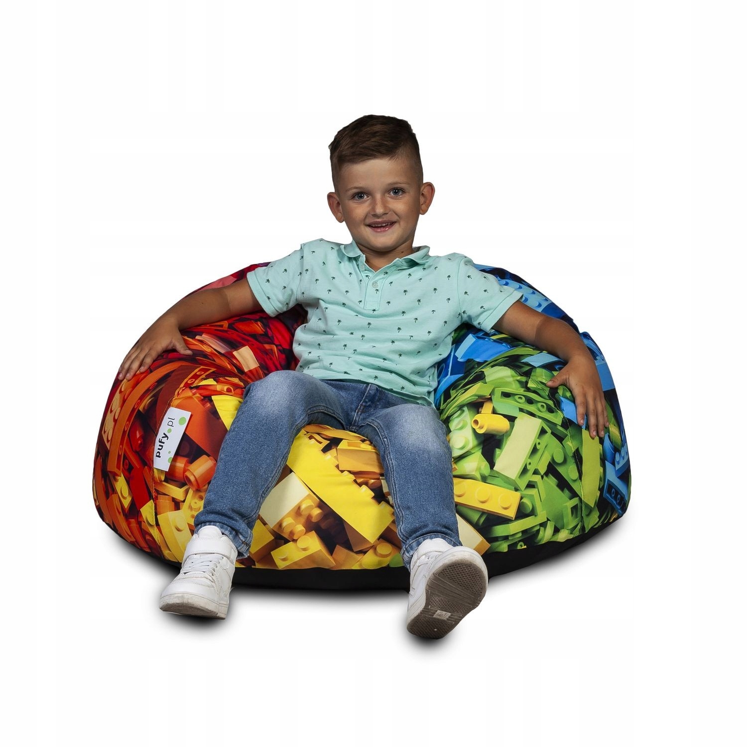 Piękna Pufa Sakwa M Modern Poliester DG49/NC14