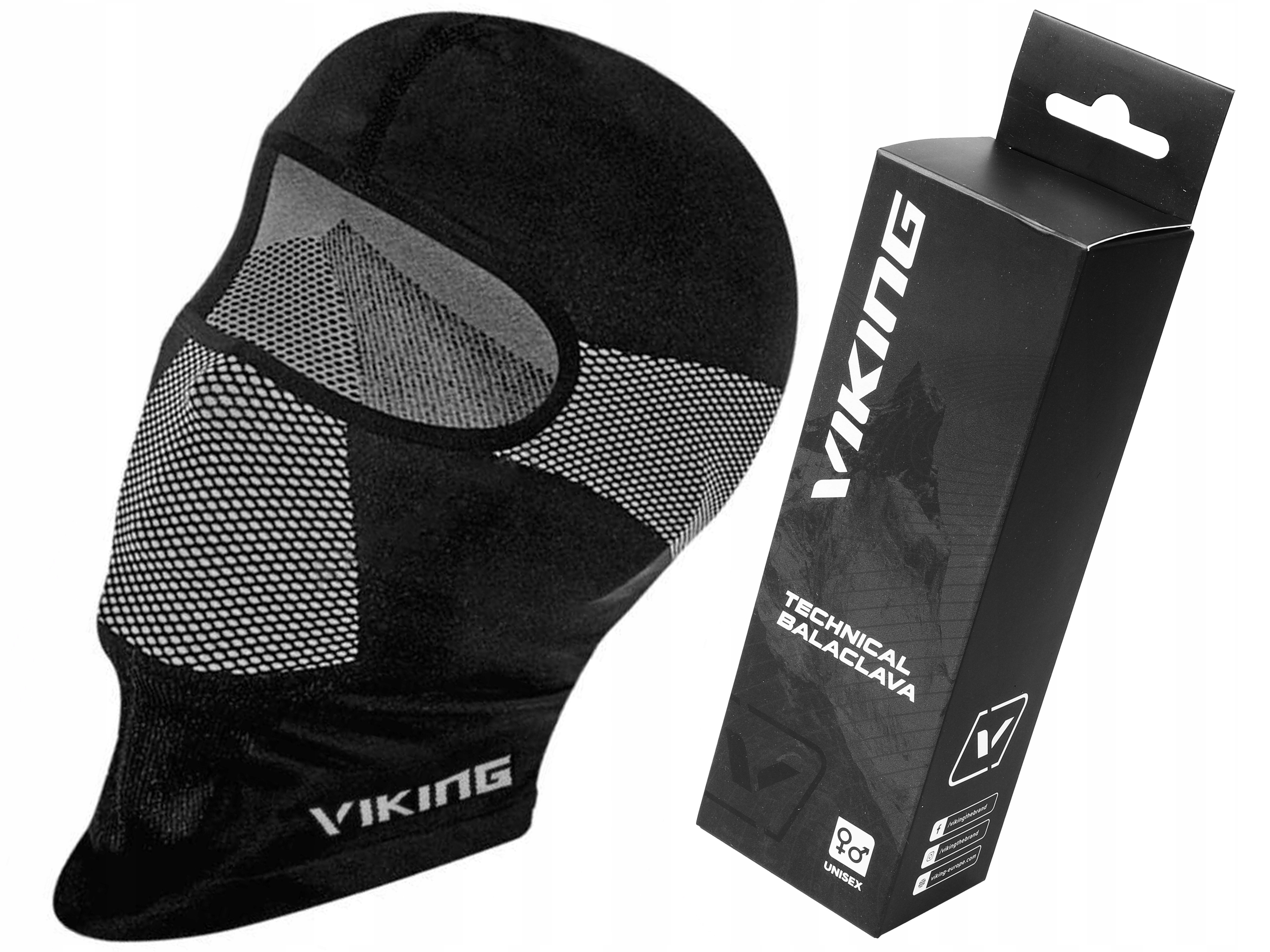 

Kominiarka Bezszwowa Thermo Viking czarna Uni