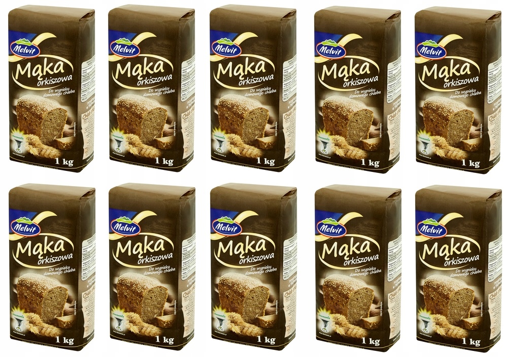 Levně 10 x 1 kg Melvit Špaldová mouka typ 1400 Svařovací