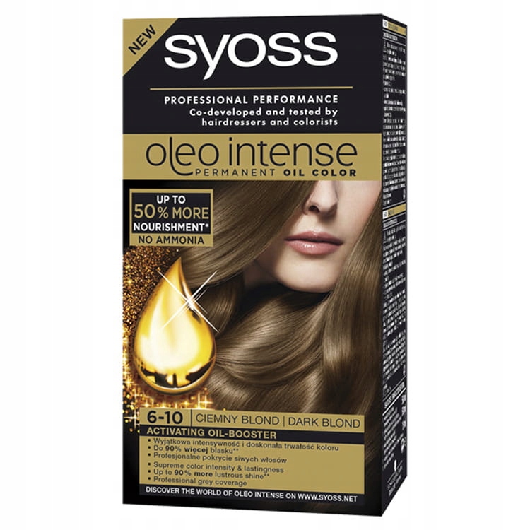 

Syoss Oleo Intense Farba 6-10 ciemny blond