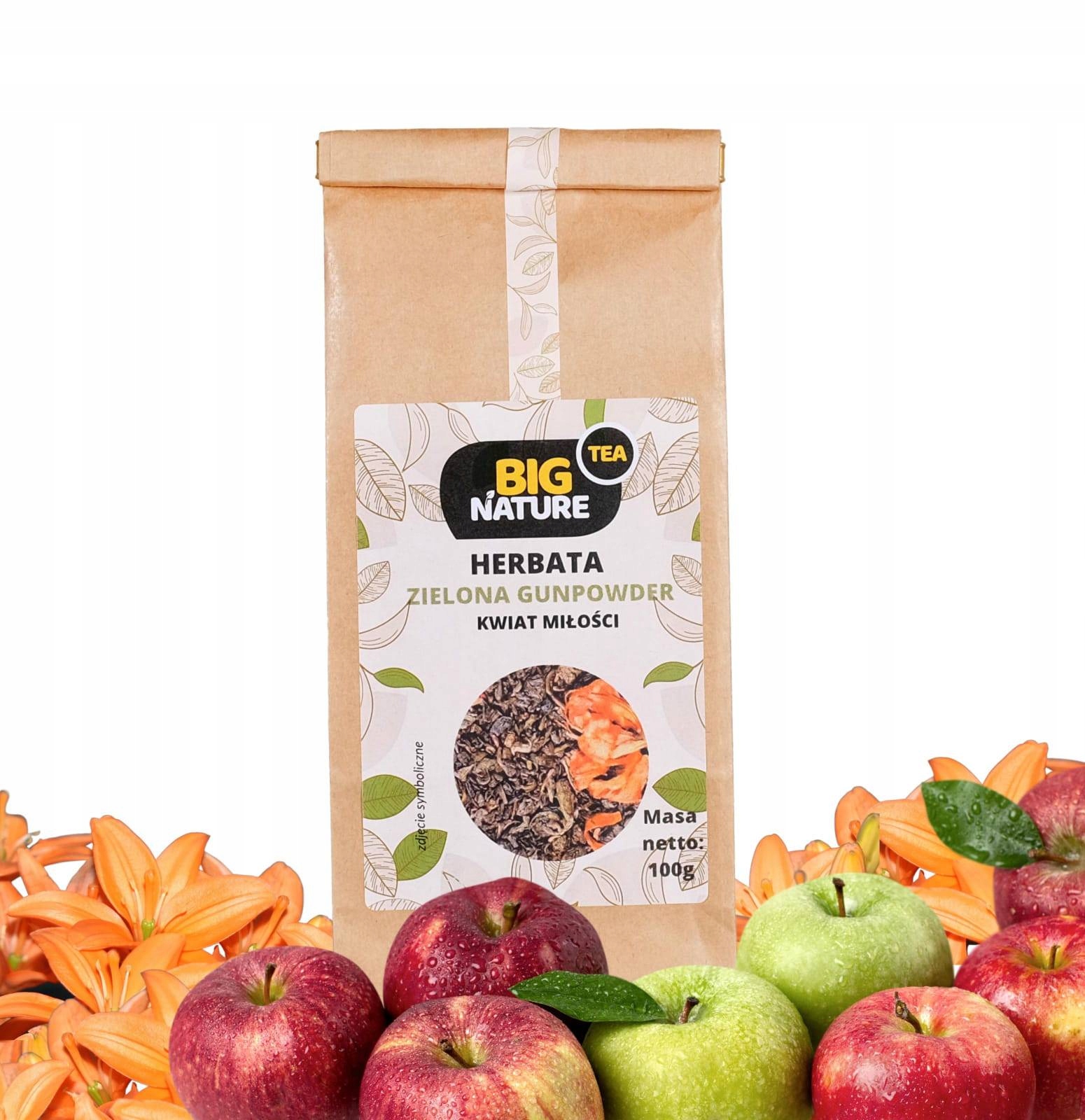 Herbata zielona GUNPOWDER KWIAT MIŁOŚCI 100g - BIG NATURE — 3