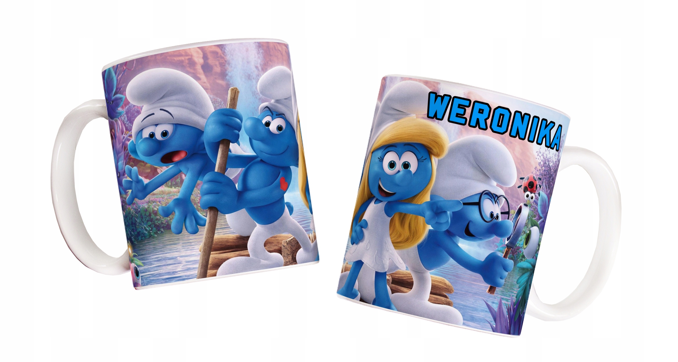

Kubek Smerfy Smurfs z imieniem dziecka