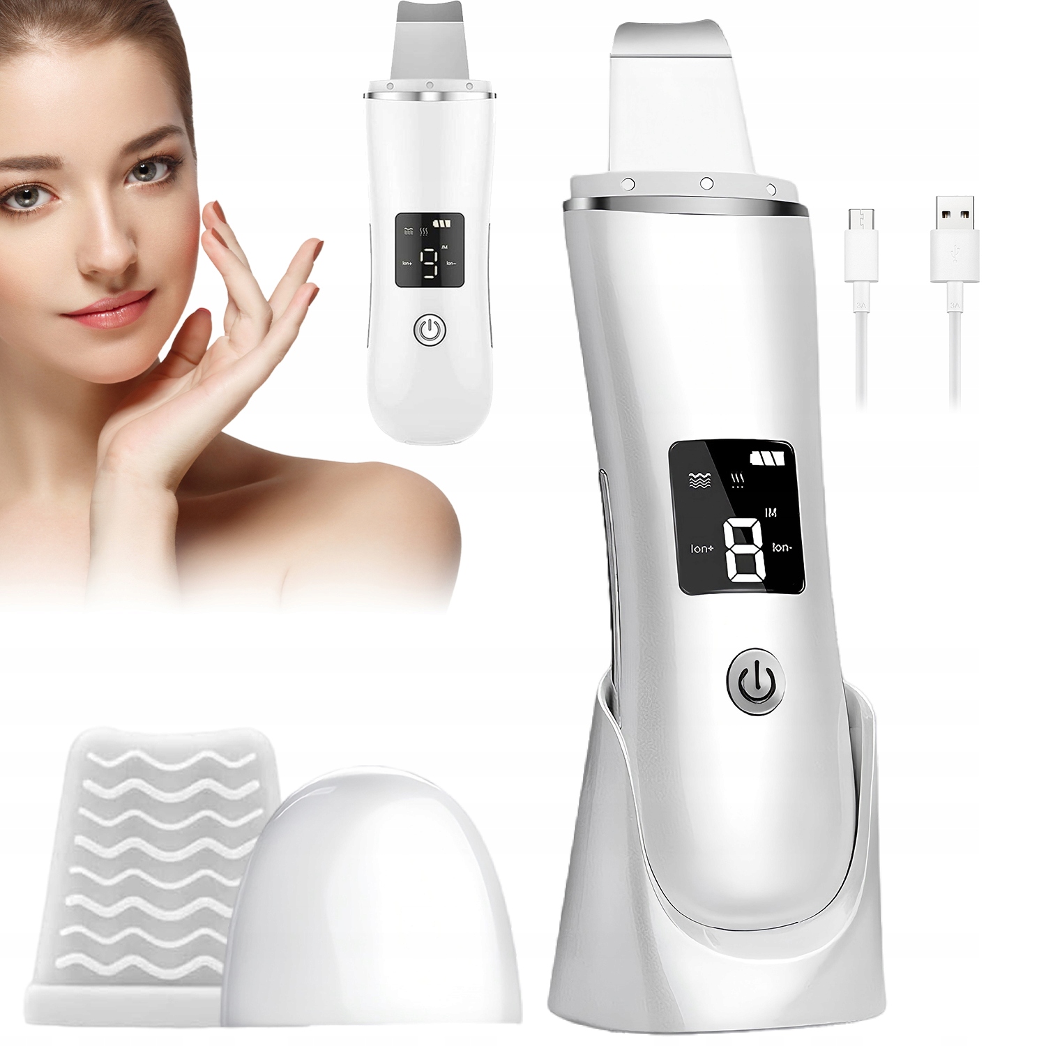 Vysavač Černých Teček Na Odstraňování Černých Teček, 2 Možnosti Nabíjení 600 Mah