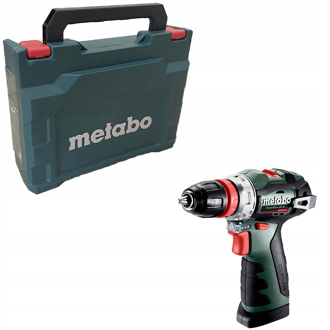 Wiertarko-wkrętarka Metabo PowerMaxx Bs Bl Quick 601039890 12V Body walizka