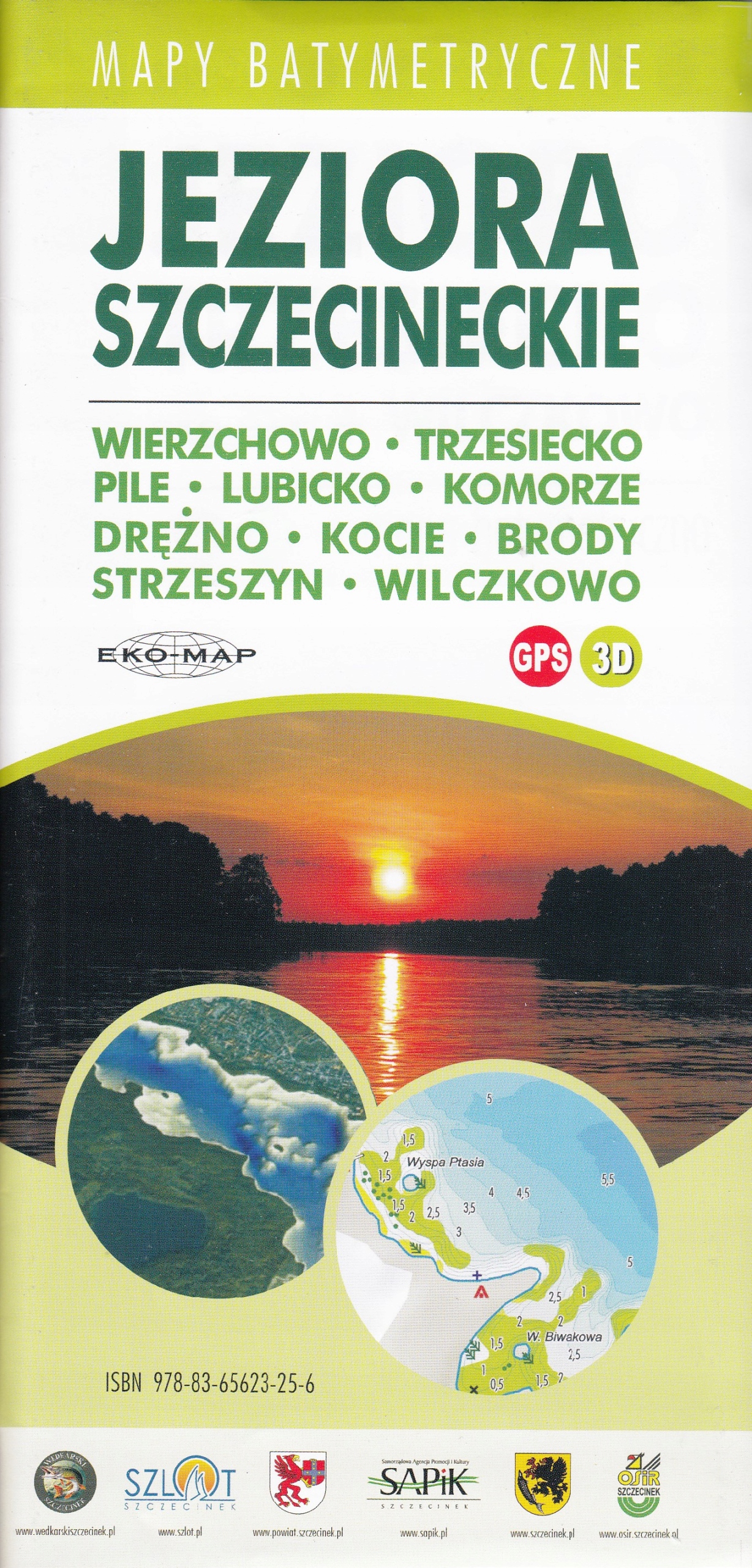 Jeziora Szczecineckie - mapy batymetryczne Eko-map