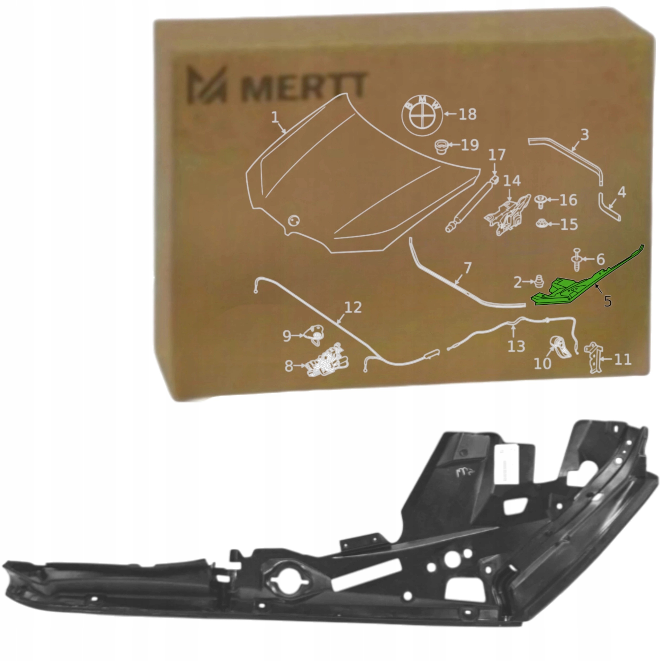 Bmw X5 G05 X6 G06 Boční Stěna Krytka Blatníku Zástěry Levá 51767418197